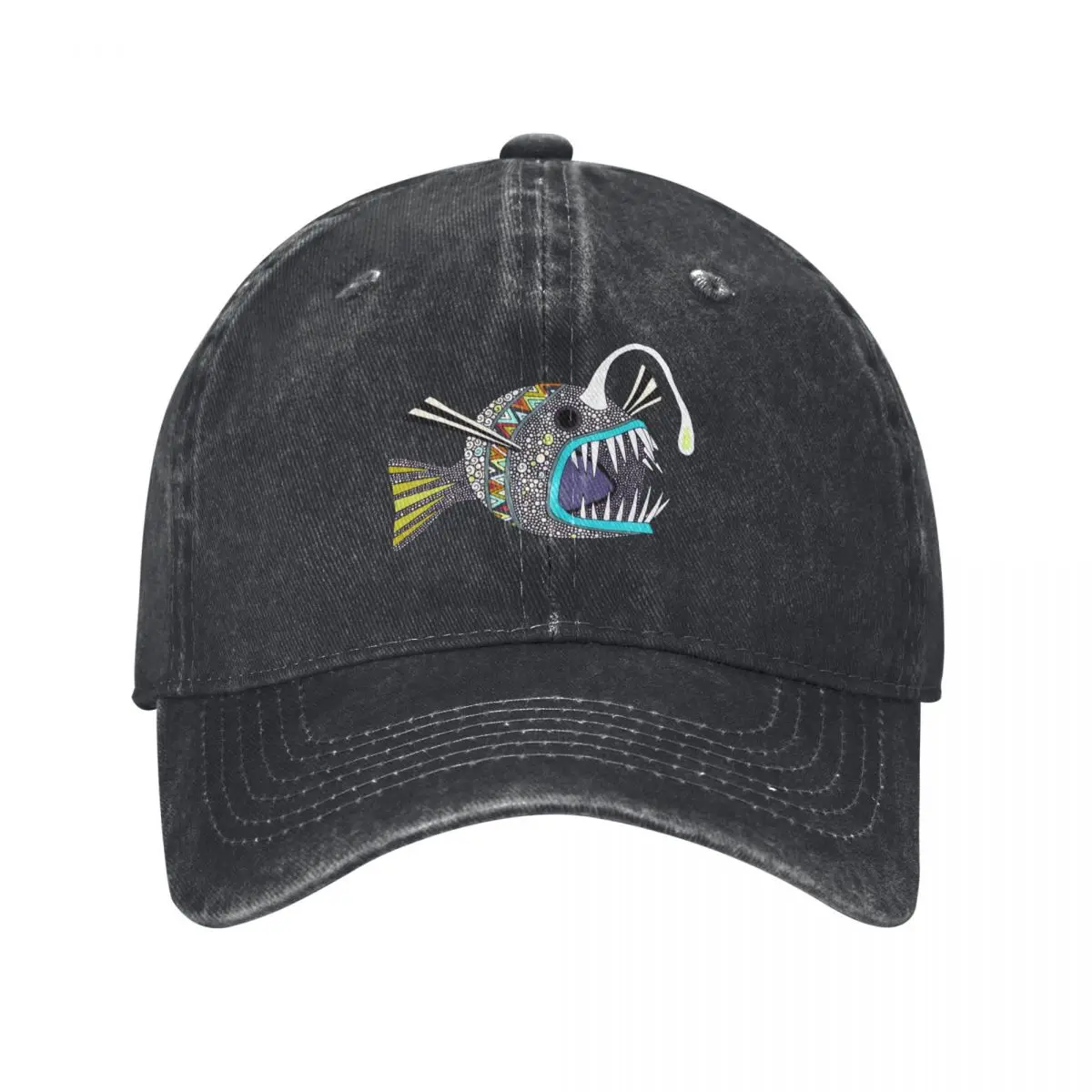 deep sea anglerfish Baseball Cap Hood Big Size Hat Woman Hats Men's