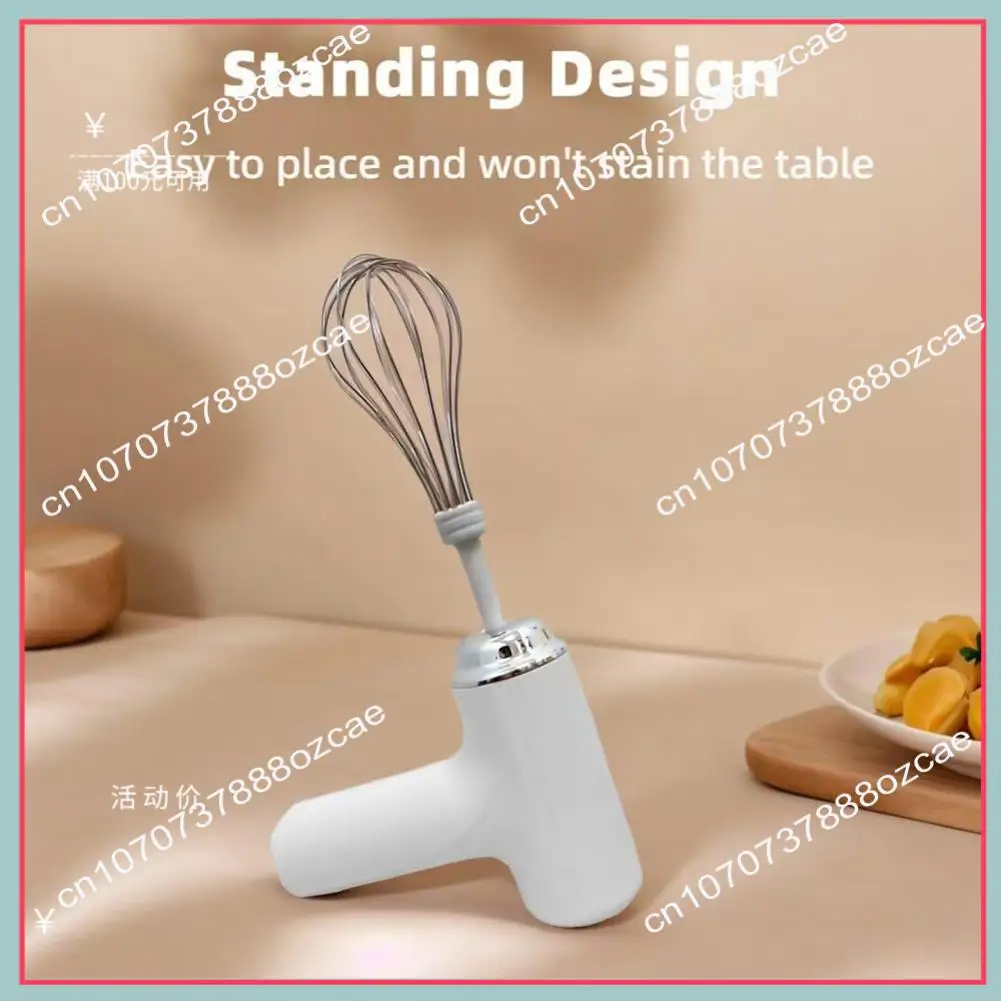 거품기 비터가 있는 A26P 휴대용 전기 믹서, 가정용 휴대용 우유 거품 제조기
