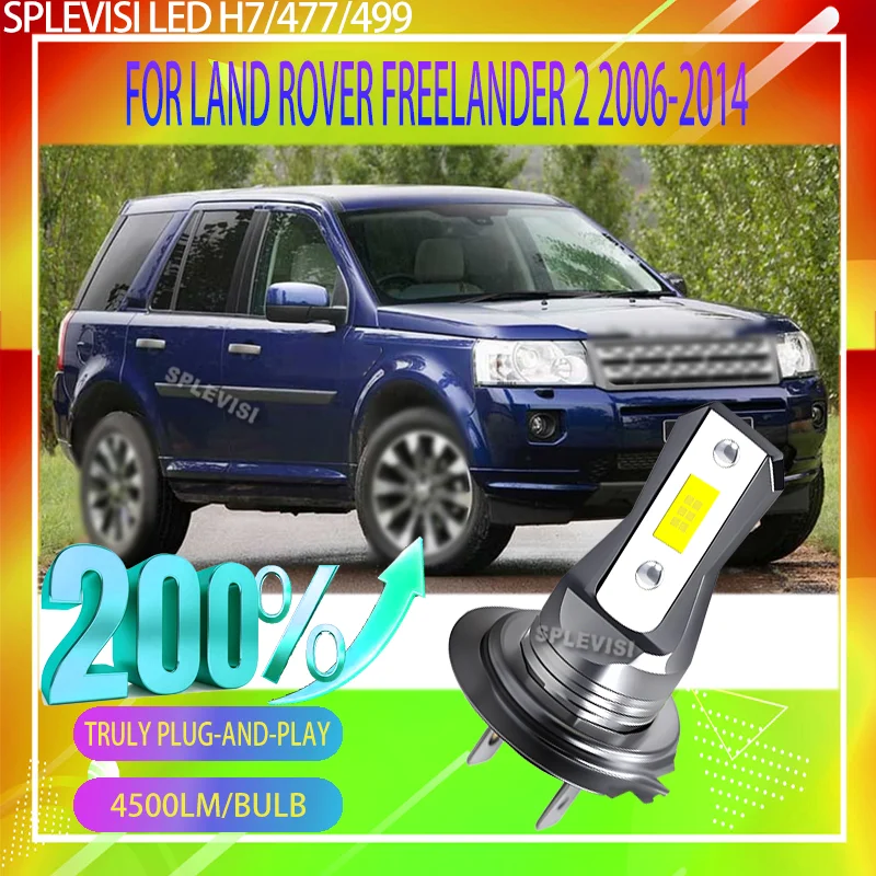 Experience the clarity of 4500LM with an easy H7 swap For Land Rover Freelander 2 2006 2007 2008 2009 2010 2011 2012 2013 2014