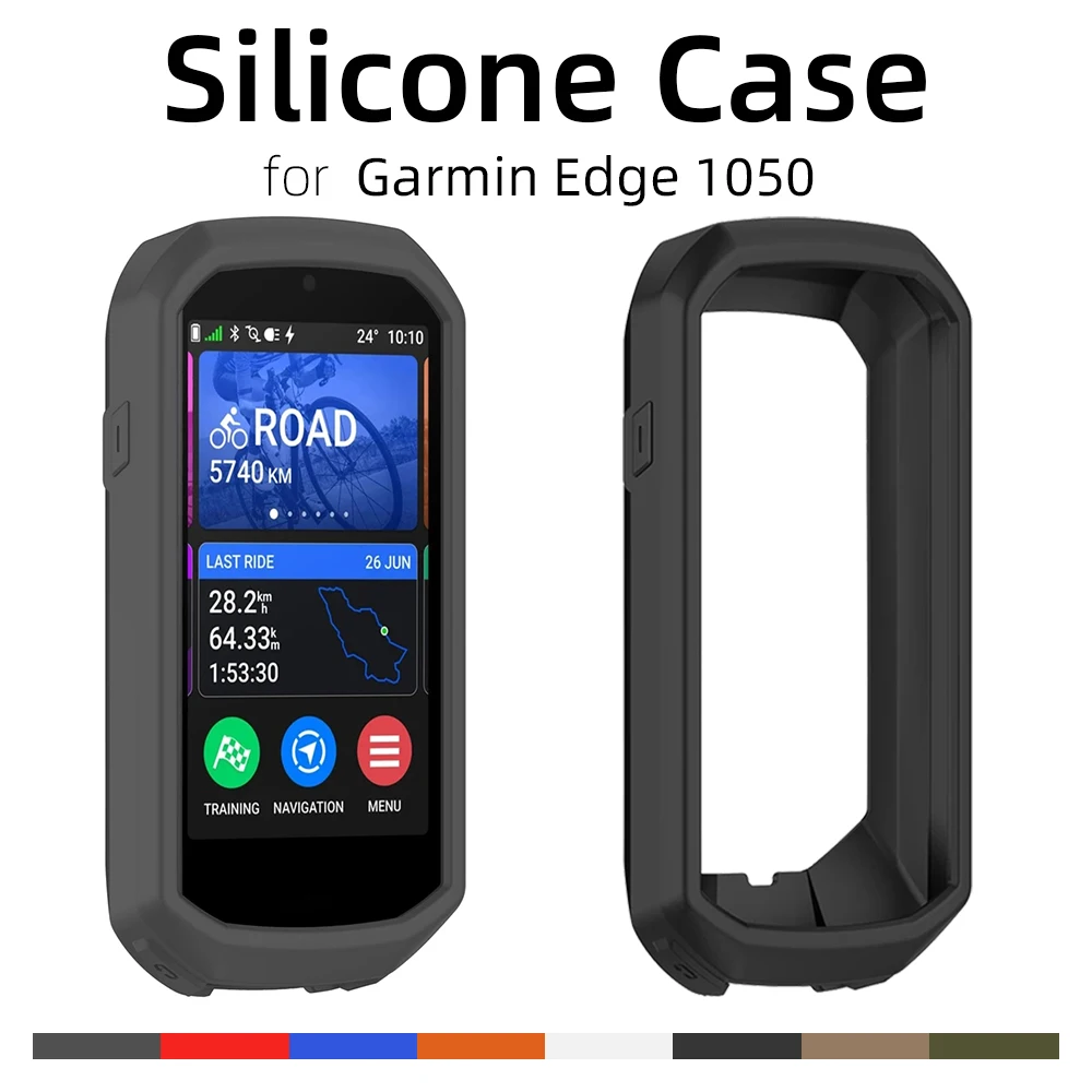 Custodia per Garmin Edge 1050 Custodia protettiva morbida in silicone Accessori per Edge 1050 GPS Cronometro Custodia protettiva per computer da