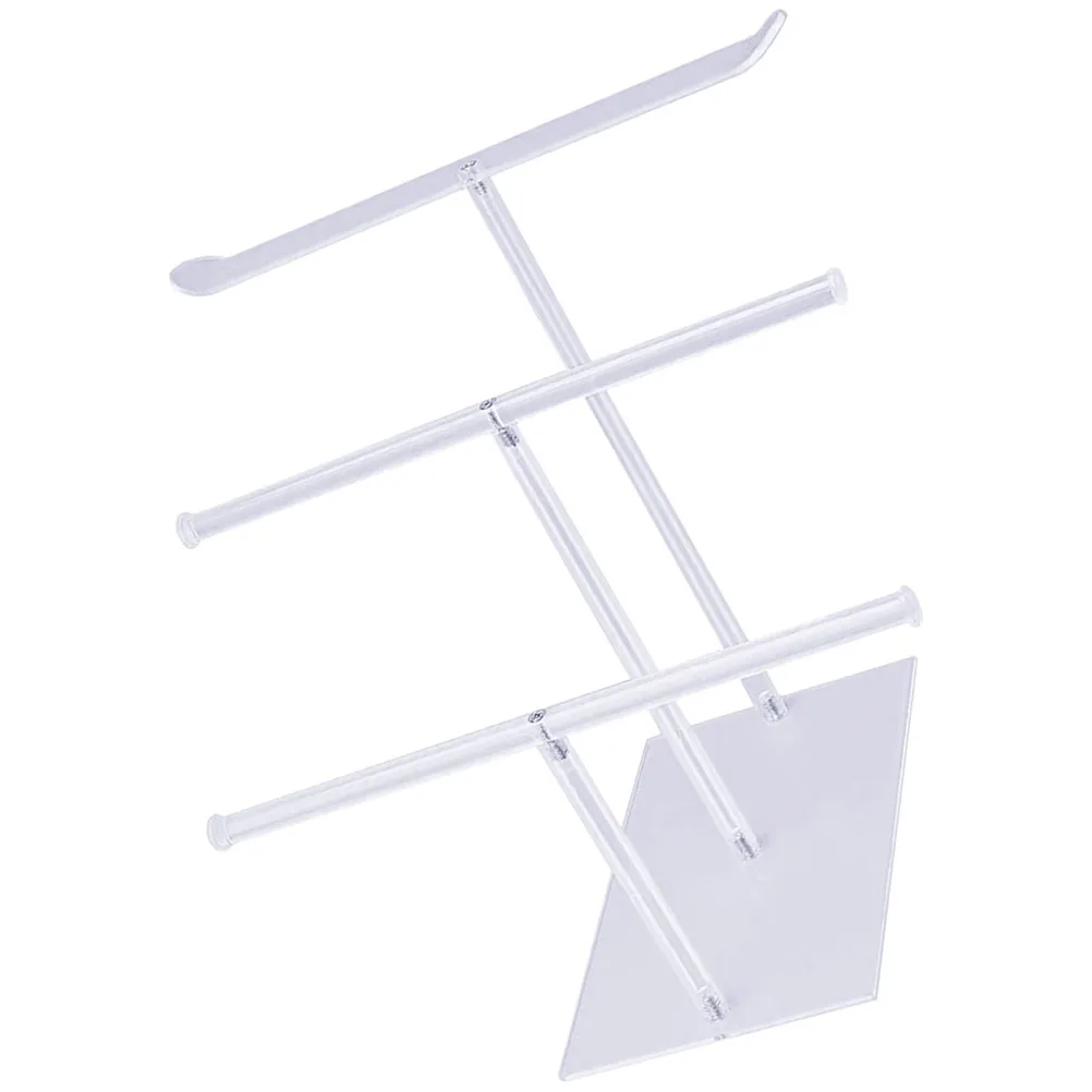 

Acrylic Display Clear ganizer for Necklace Holder Necklace Bracelet Earring Holder Transparent Storage Rack
