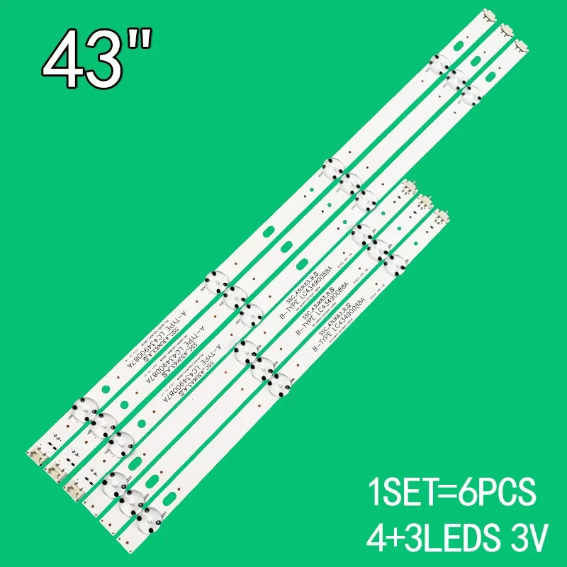 

For LG 43 "TV 43LJ5500 43UJ6300 LC43490062A LC43490063A LC43490064A LC43490060A LC43490088A LC43490087A SSC-43UK63-A/B-S