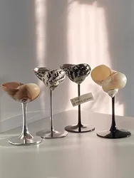 Nordic Handmade Natural Conch Shell Wine Glass Creative Party Drinking Set Ladies' Niche Champagne Glasses Bar High-end Utensils