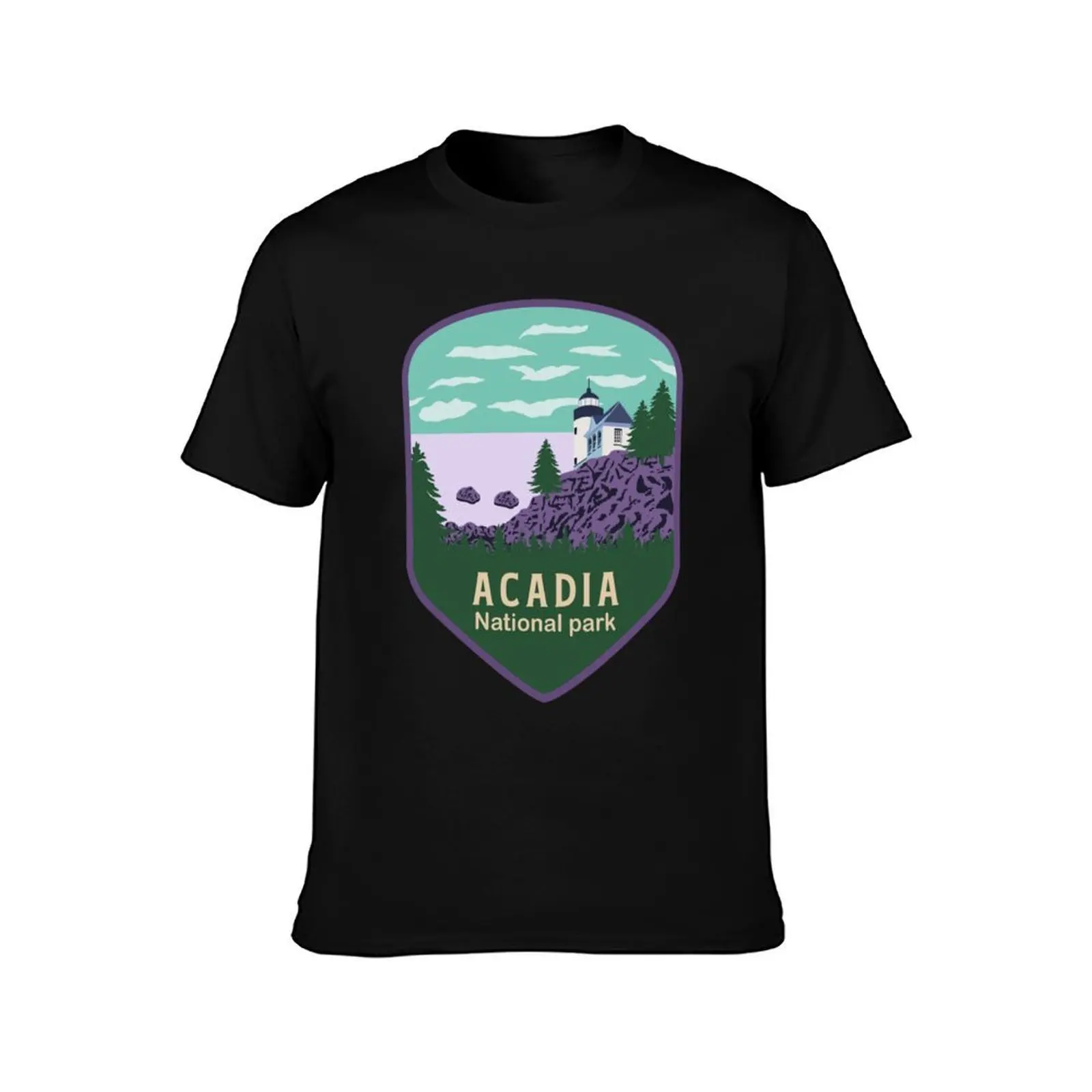 Acadia national park T-Shirt Plus Size Solid Color T-Shirt