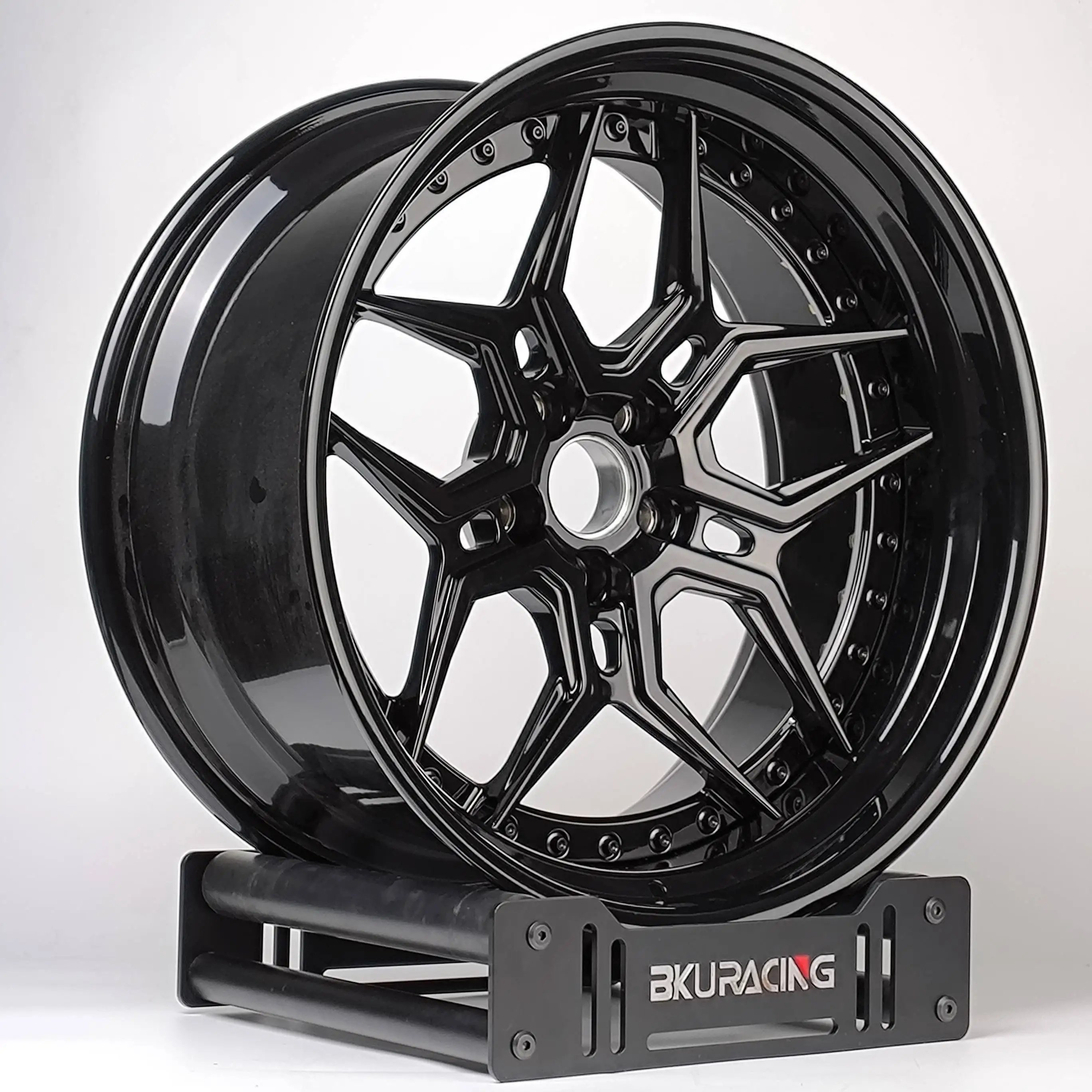 

Bku 2 Piece Wheels for Lamborghini Huracan Urus Aventador 19 20 21 22 Inch Rims Custom Center Lock Alloy Forged 5x112 Wheels