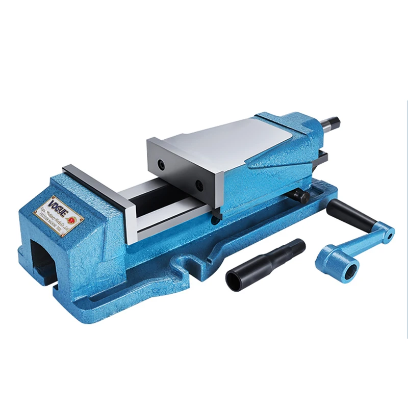 6 Inch 15.2cm Precision Internal Hydraulic Flat Vise 8X Force Boost Hydraulic Machine Vise for CNC Machining Center