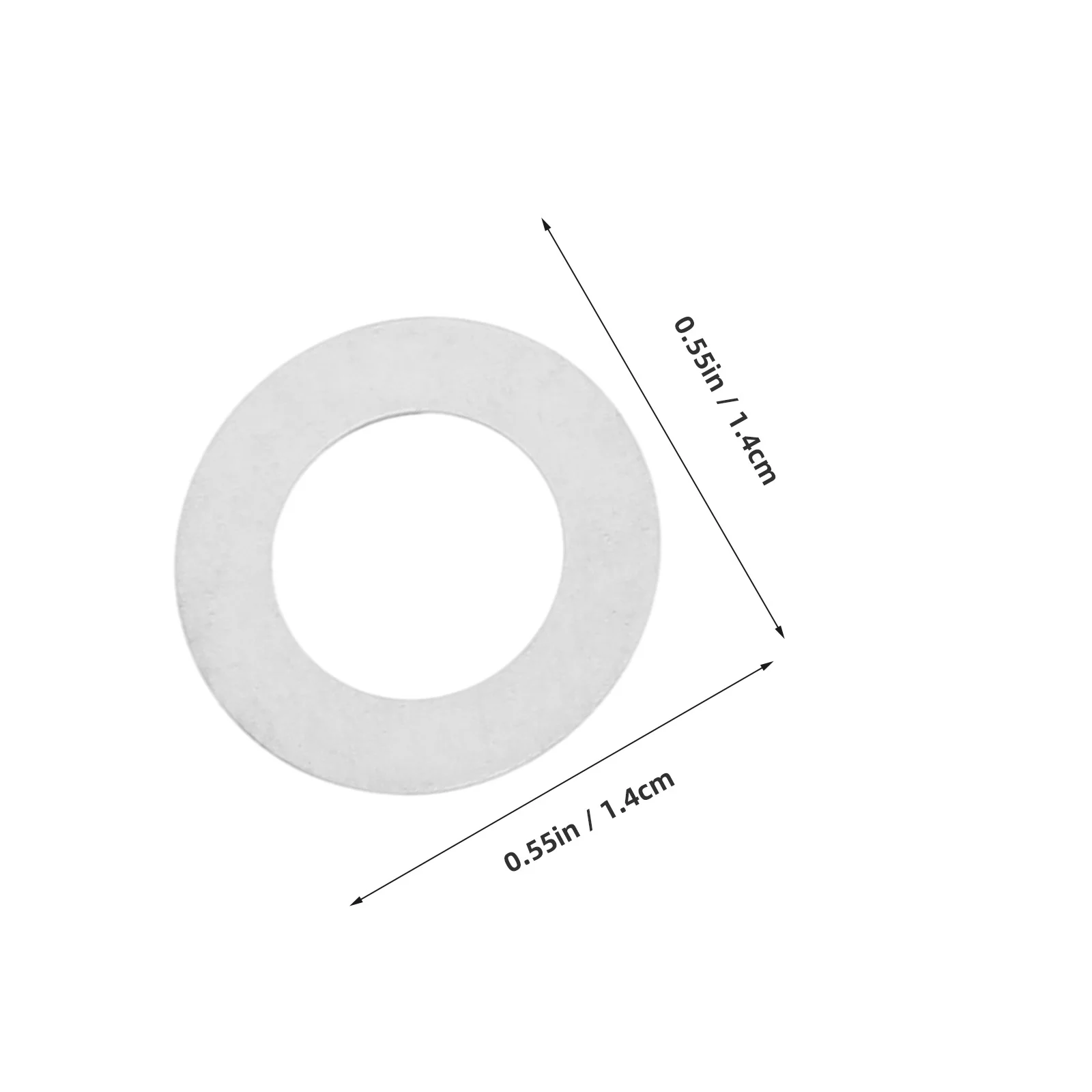 100 قطعة رقيقة جدا مقبض باب من الفولاذ المقاوم للصدأ المغزل غسالات الفواصل المسطحة للمنزل الأجهزة إصلاح صيانة غسالة صغيرة