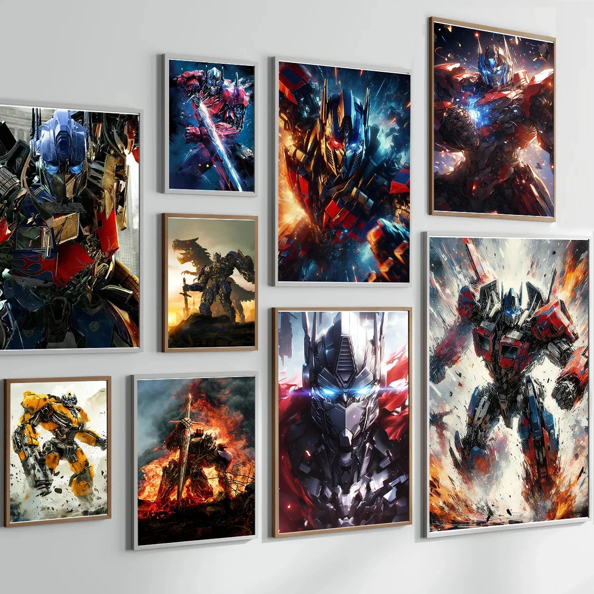 Classic Movie Poster Transformers Rise of The Beasts Series Film Poster Home Decor Canvas Painting Wall Art HD Picture Room