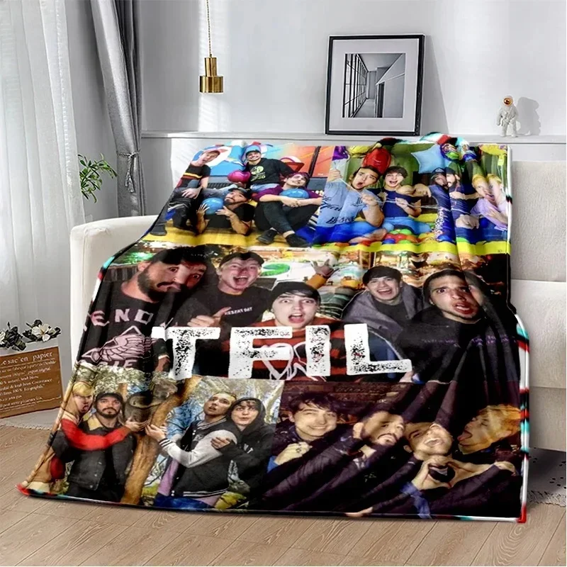 2026 New Sam And Colby XPLR Boys Soft Flannel Blanket For Bed Bedroom Sofa Picnic,Throw Blanket For Cover Outdoors Leisure Gift
