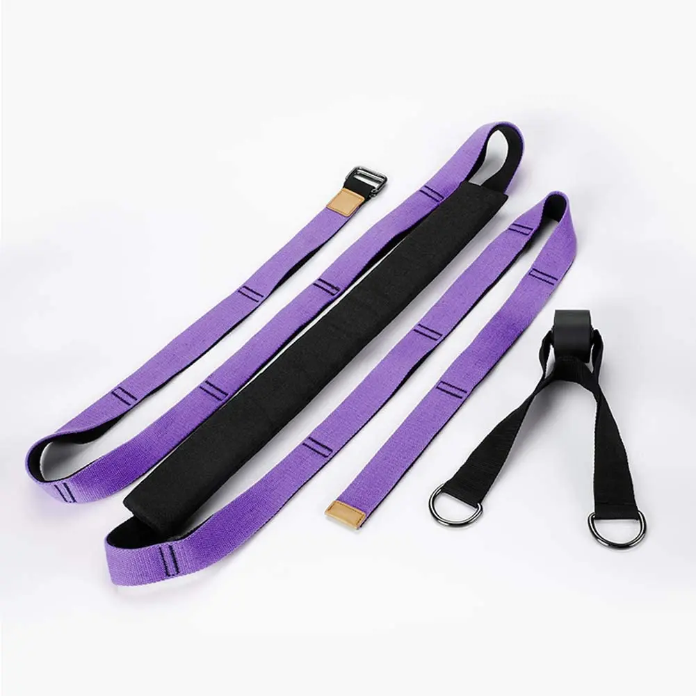 Yoga-Gurt strap azier fähige Baumwoll-Übungs gurte Verstellbare Schnalle bietet Flexibilität Yoga-Stretch gurt Stretching Pilates