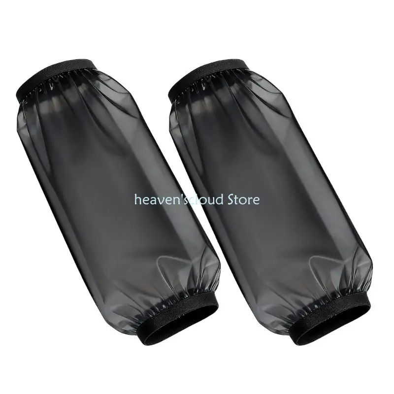 Y88Bクリア保護アームスリーブさまざまなジョブ用の弾性材料防水1ペア