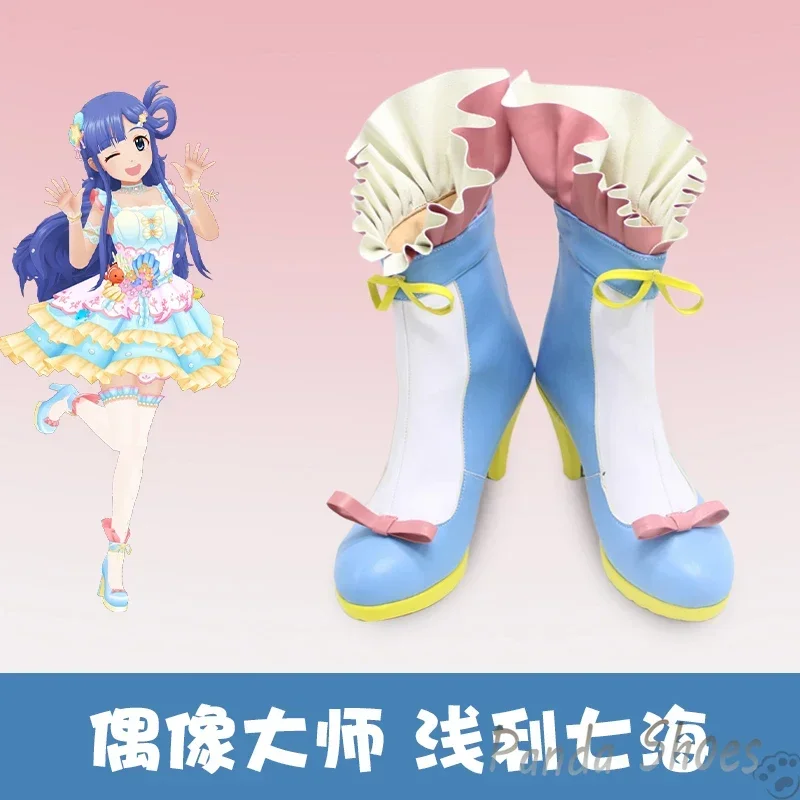 

Game Rebellion Asari Nanami Cosplay Shoes Anime Cos Comic Cosplay Costume Prop Shoes for Con Halloween Party