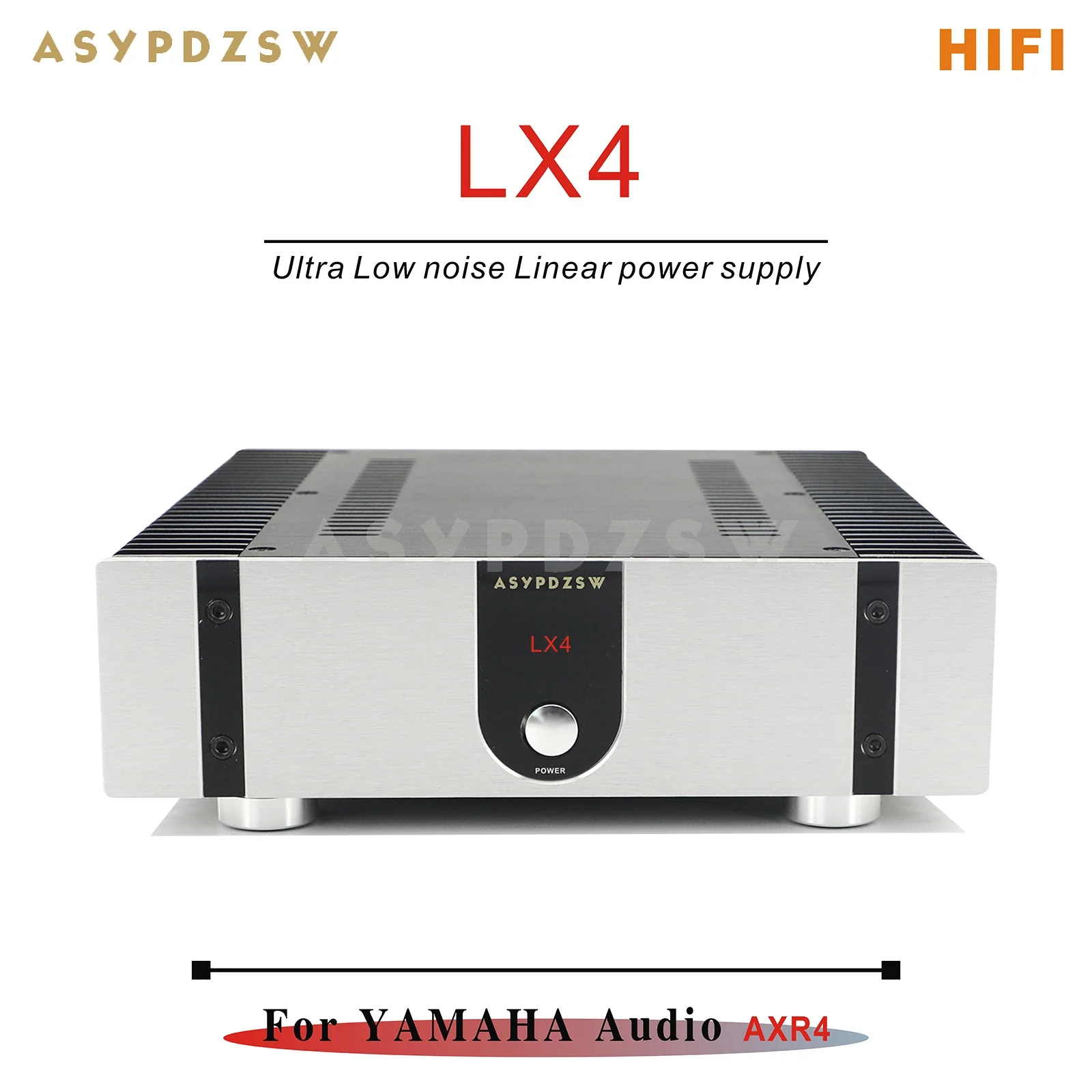 ASYPDZSW LX4 HI-END Ultra Low noise Linear power supply XLR-4 PIN DC 24V/4.16A LPS For YAMH Audio AXR4