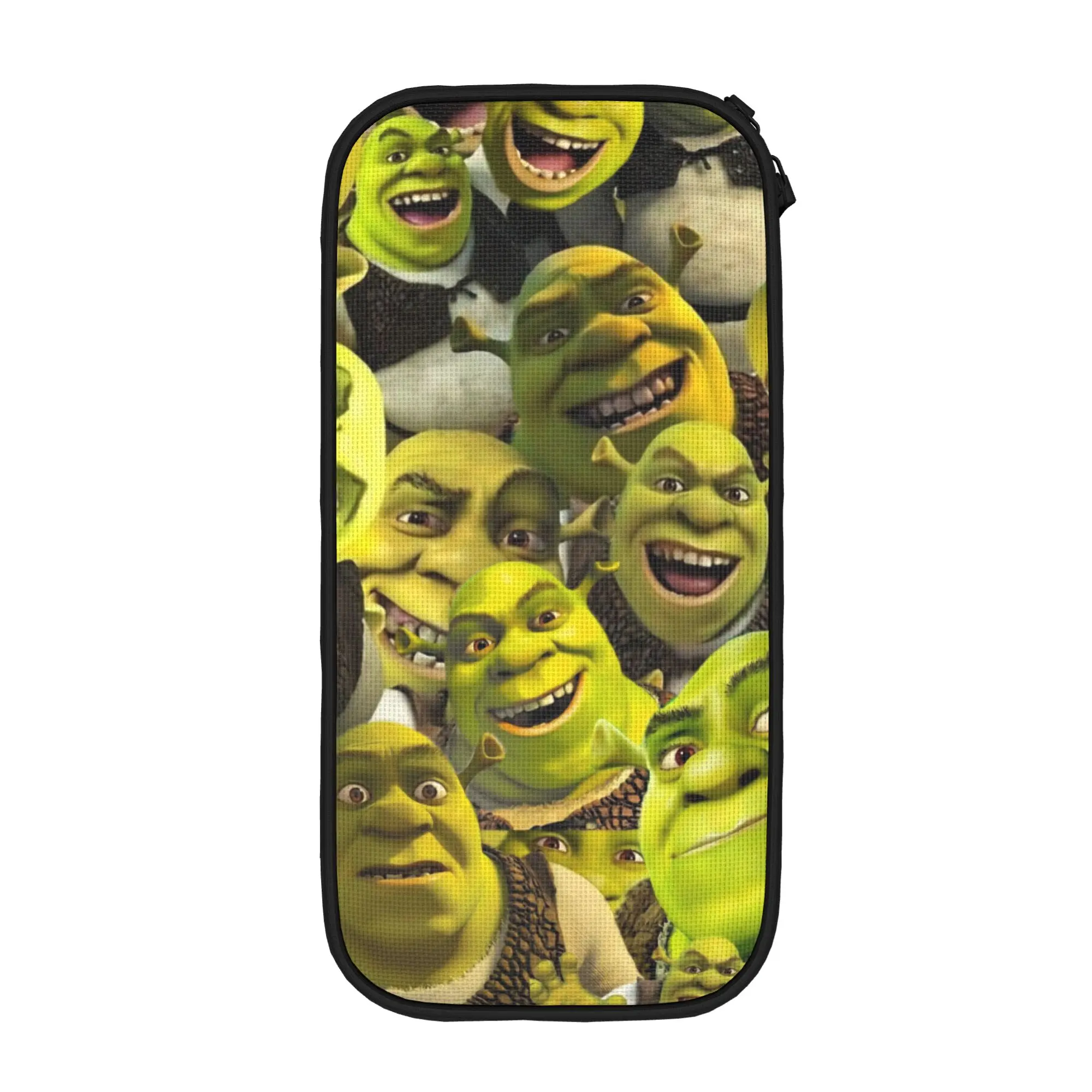 

Новые забавные пеналы S-Shreks для девочек и мальчиков, большая сумка для хранения, офисная сумка на молнии для канцелярских принадлежностей