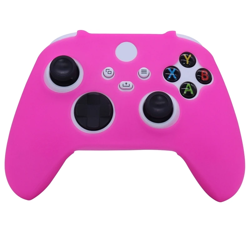 مكافحة زلة غطاء من السيليكون ل Xbox سلسلة X S تحكم الجلد وحدة التحكم غمبد عصا التحكم الغطاء الواقي حالات الملحقات