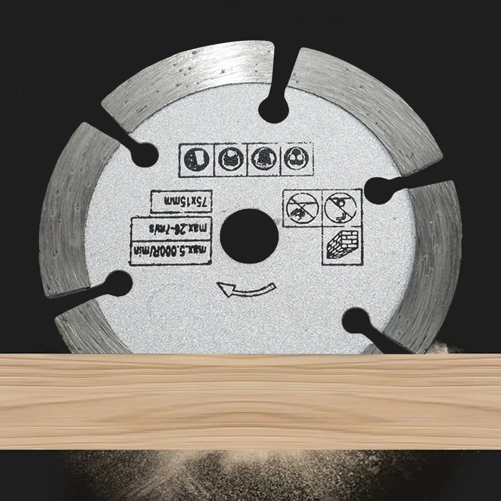 3 Inch/75Mm Snijblad Diamant Slijpen Wiel Haakse Slijper Zaagblad Voor Snijtegel Keramisch Beton Marmer