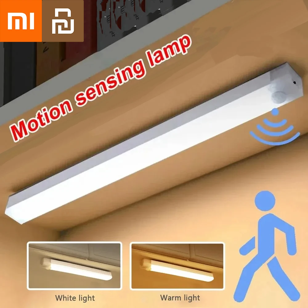 

Светодиодный датчик Xiaomi Youpin, беспроводной светодиодный ночник типа C, перезаряжаемый светильник для шкафа, лампа для гардероба, подсветка лестницы, НОВЫЙ