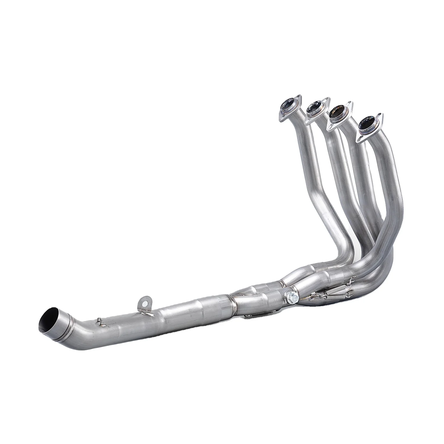 

STLF Motorcycle Exhaust Escape Moto Modified Titanium Alloy Full Systems forZ800 Front Link Pipe Exhaust Elbow 51MM Tube