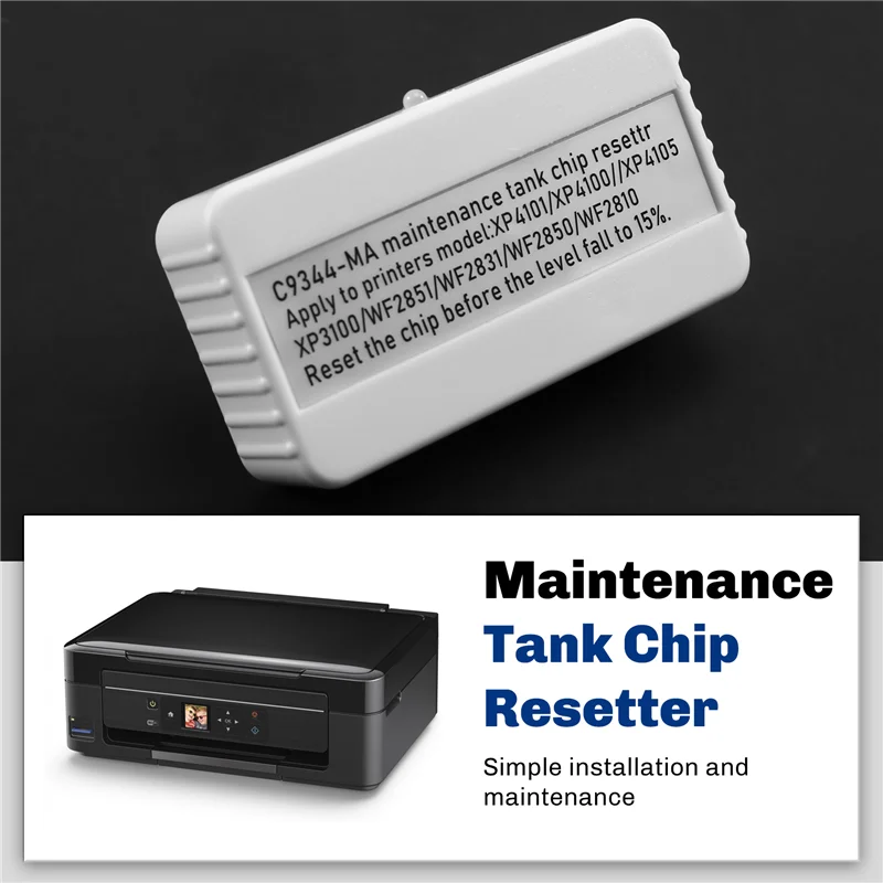 N09R-C9344 Maintenance Box Decoder For Epson Maintenance Tank Chip Resetter For XP4101/XP4100//XP4105/XP3100/WF2851/WF2831