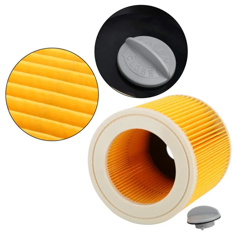 Wet Dry Hepa Filter For Karcher Vacuum Cleaner A2004 A2054 A2204 A2656 WD2.250 WD3.200 WD3 Replace Parts