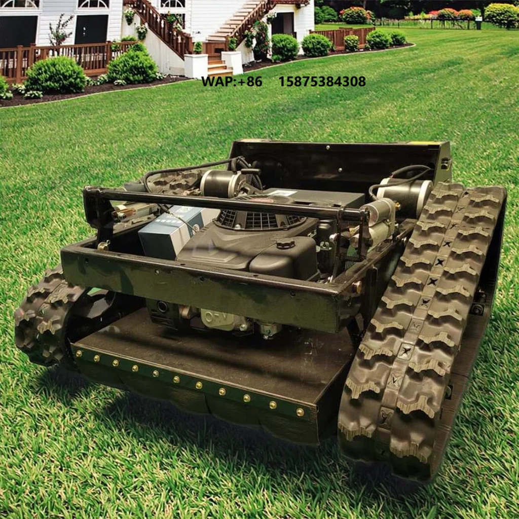 Free Delivery Autonomous Four-Stroke 125cc Industrial Grade Zero-Turn Lawn Mower 24V Autonomous Garden Equipment