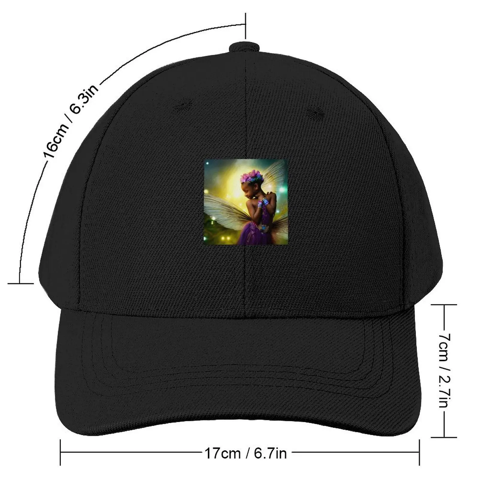 Cute African American Fairy Baseball Cap party Hat New In Hat fishing hat Bobble Men Women's