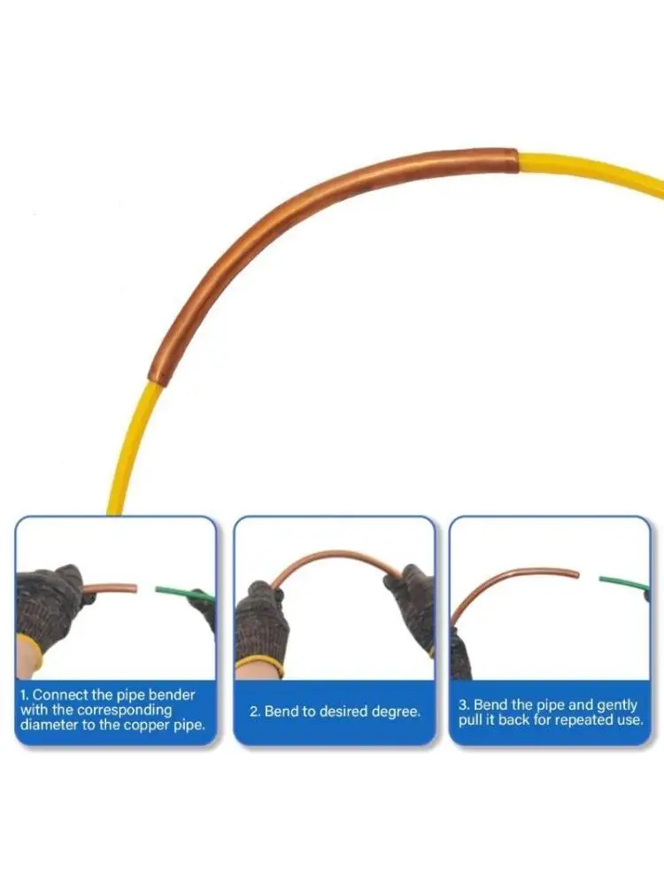 

652F антидеформационная защита медных труб, трубка для кондиционера, защита медных труб, инструмент для гибки труб, простая