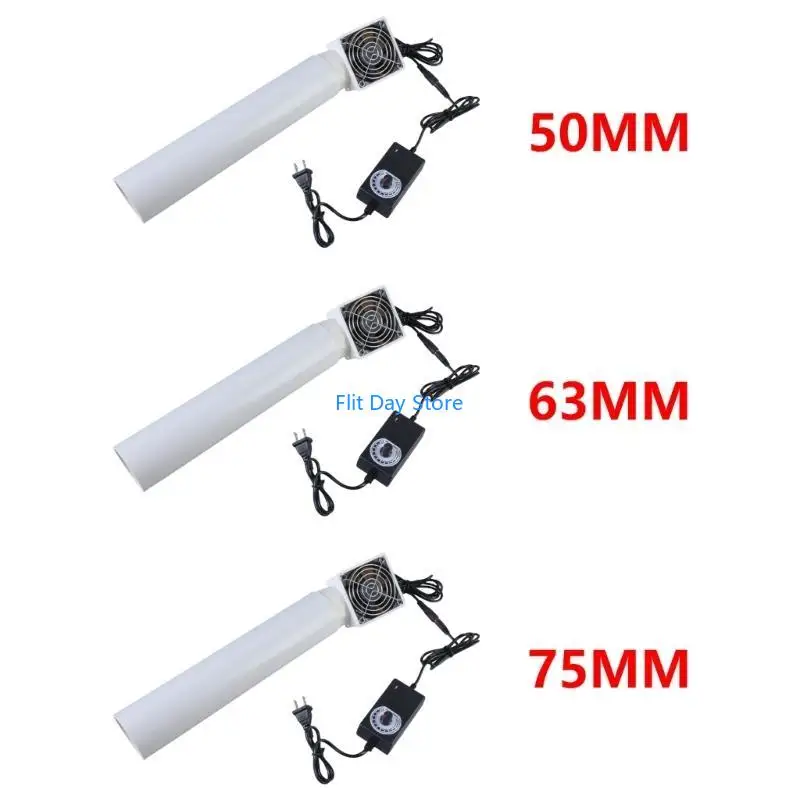 F92C 에너지 효율적인 12V 덕트 팬 옷장 신발 캐비닛 워크숍에 대한 50mm/63mm/75mm