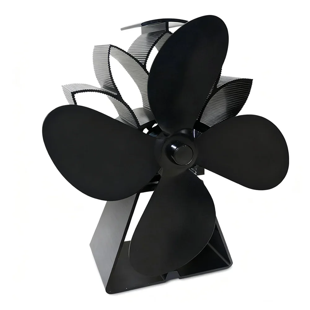 

Decorative Stove Accessory 140*100*195mm Self-powered Fan Dynamic Speed Control Fan Cleaning Tool Dynamic Speed Control