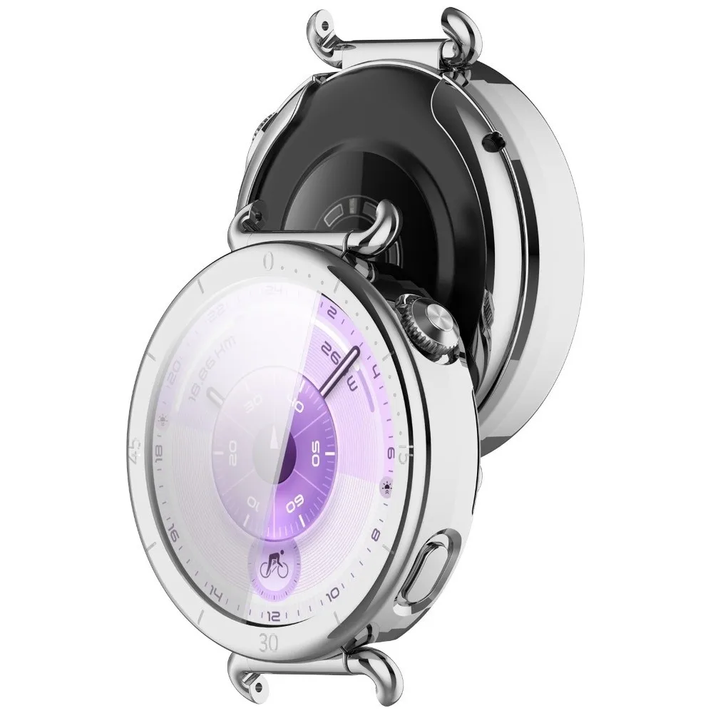 حافظة واقية من مادة TPU مضادة للخدش بإطار تغطية كاملة ناعمة مع غطاء حافة مقياس لساعة Huawei Watch GT6 مقاس 41 ملم #2