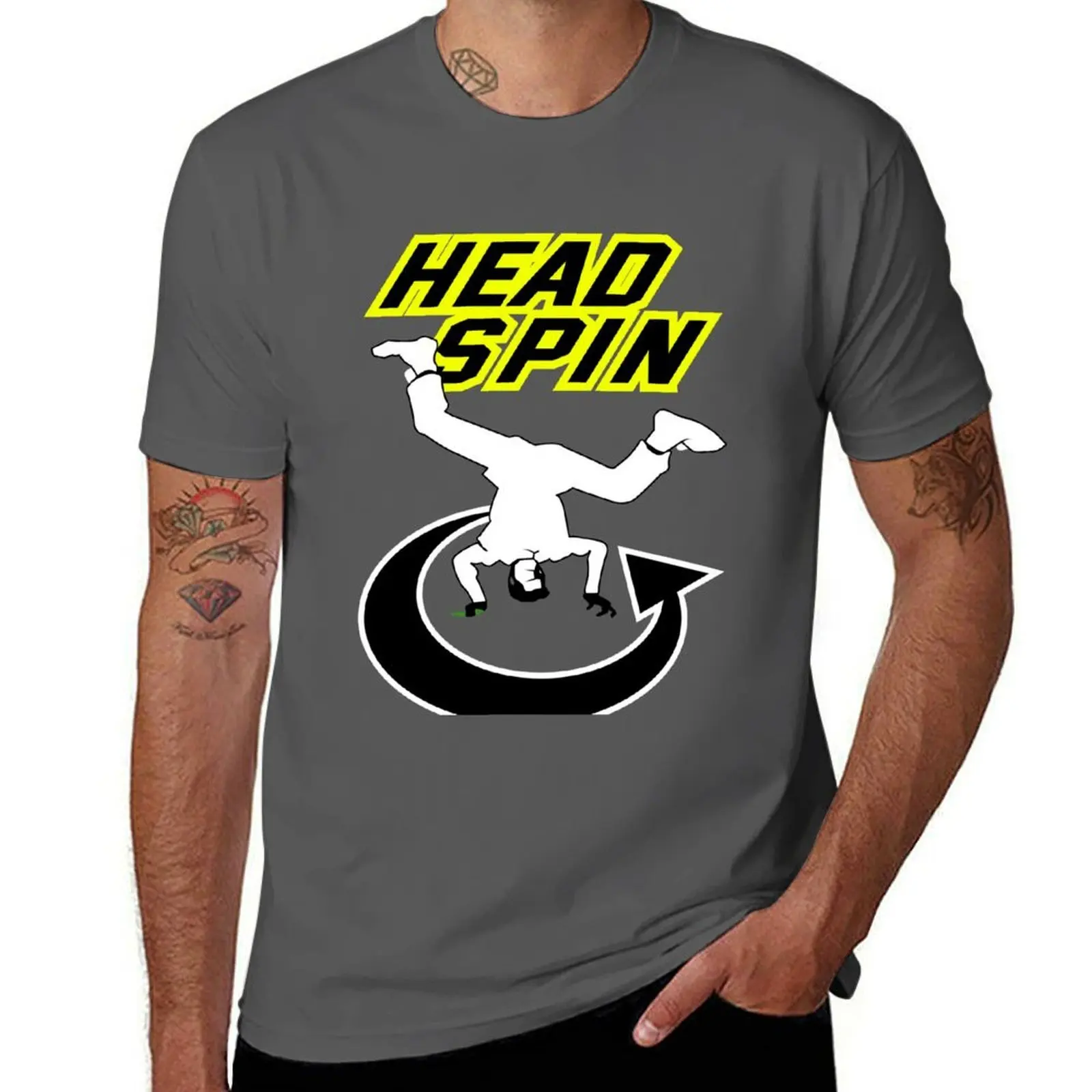005 - Camiseta Spin Head para atividades ao ar livre e esportes