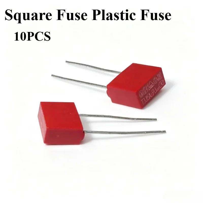10pcs 392 Square Fuse Plastic Fuse 1A 2A 3.15A 4A 5A 6.3A 250V T2A LCD TV Power Board Commonly Used Fuse