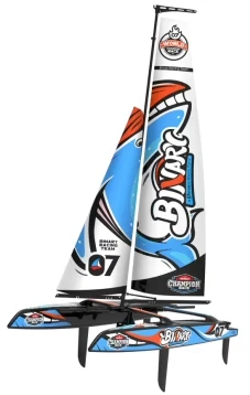 Remote-Controlled Competition Ship Joyway 8807v2 V3 Pure Wind New Catamaran Romote Control Sailing Model Children's Outdoor Toy