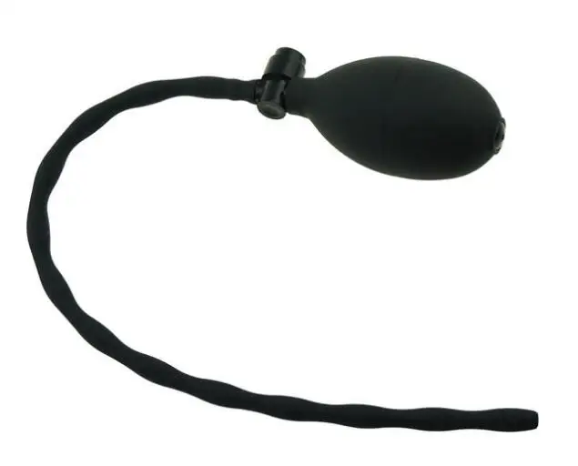 Latest 33CM Long Male Inflatable Soft Silicone Urethral Sounding Stretching Stimulate Dilator Penis Plug Adult BDSM Sex Toy 63