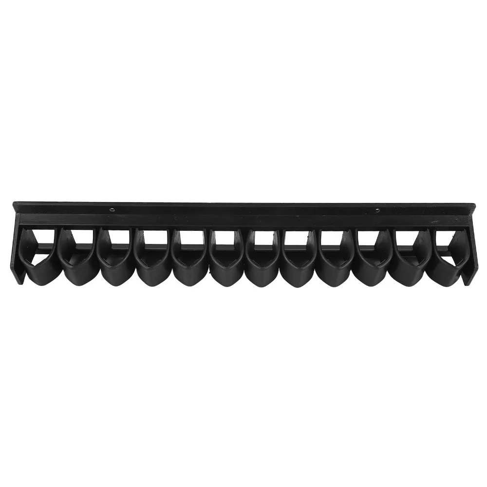 Plastic Horse Whip Crop Holder Black Space Saving Horse Whip Stand Easy Installation Wall-Mounted Horse Equipment Rack