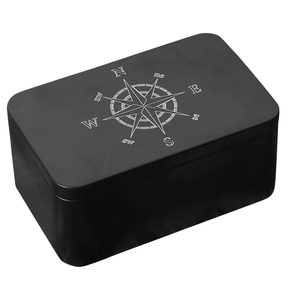 

Tarot Storage Box Playing Card Cases Holder Iron Portable Trading Canister Miss