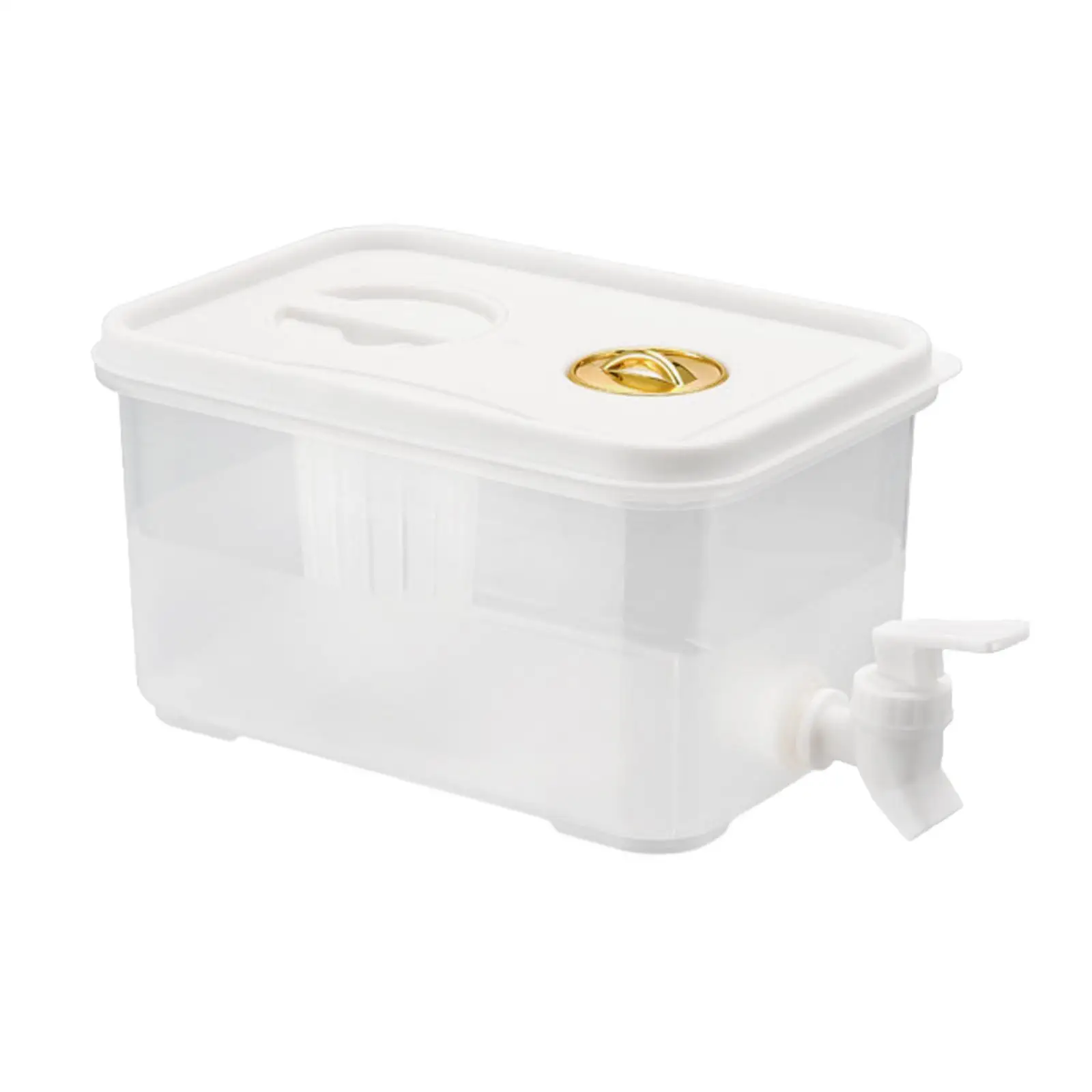 Iced Beverage Dispenser Water Kettle Iced Juice Barrel Fridge Beverage Dispenser Container for Kitchen Household BBQ Restaurant
