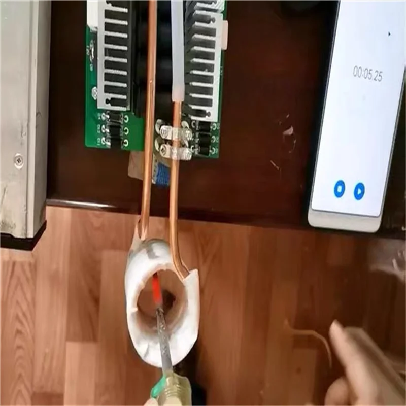 

High Frequency 3000W 50A Tapless Induction Heating Machine Quenching Module DIY Kit Frequency Oven Module Kit
