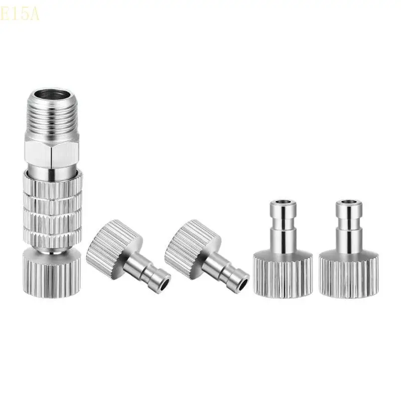 

E15A 1/8inch Quick Releases Plug Coupling Disconnect Coupler Releases Adapter