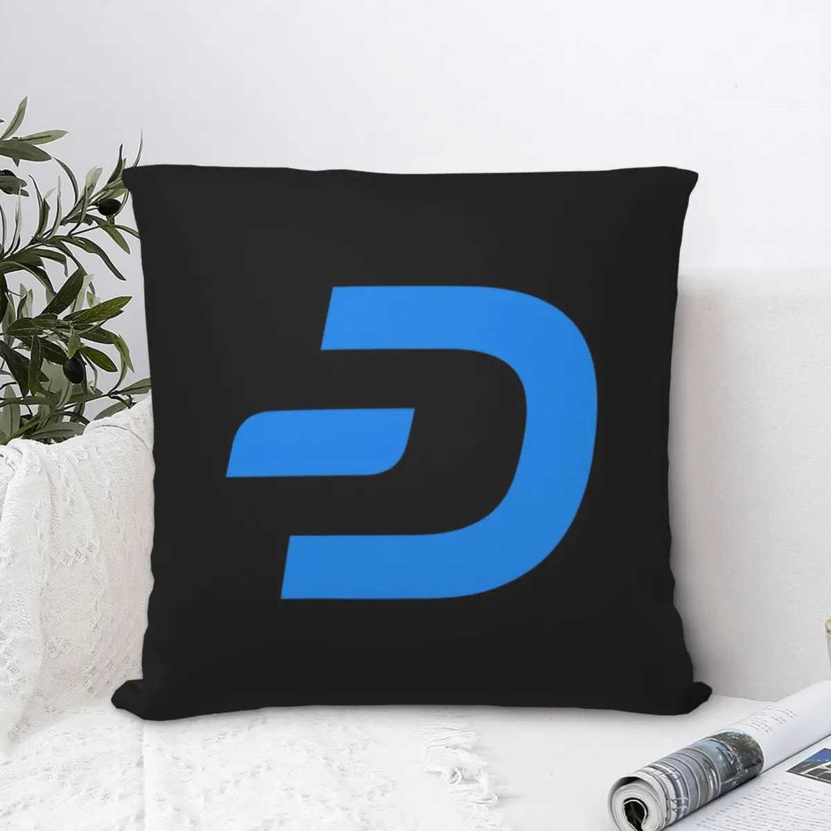 Best Selling Bold Dash Design Square Pillowcase Polyester Pillow Cover Velvet Cushion Zip Decorative Comfort Throw Pillow  Home