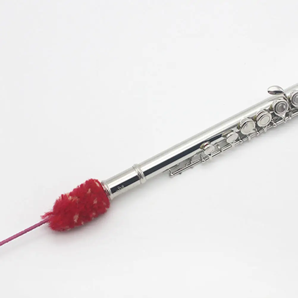 

1Pcs Flute Cleaning Brush Professional Nylon Bristle Long Handle for Internal Cavity Cleaning Easy Grip Non-Slip Flute Accessory