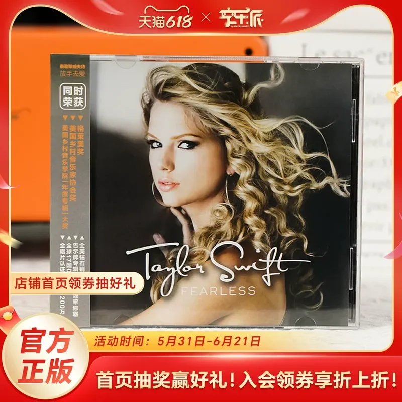 Álbum Original Oficial de Taylor Swift, Let Go and Love, Fearless, CD para Taylor Swift