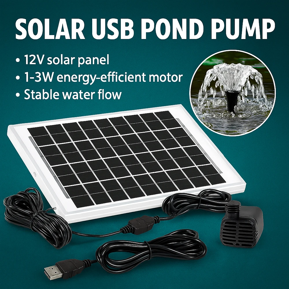 Solar Usb Fountain …