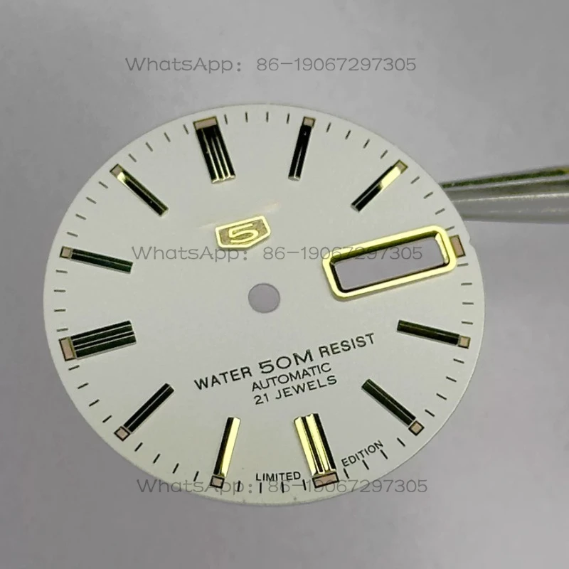 

CustomizeD 7S26Movement Dial Diameter Luminous Sandblasting Pattern Literal Log Literal Modification Accessories Double Calendar