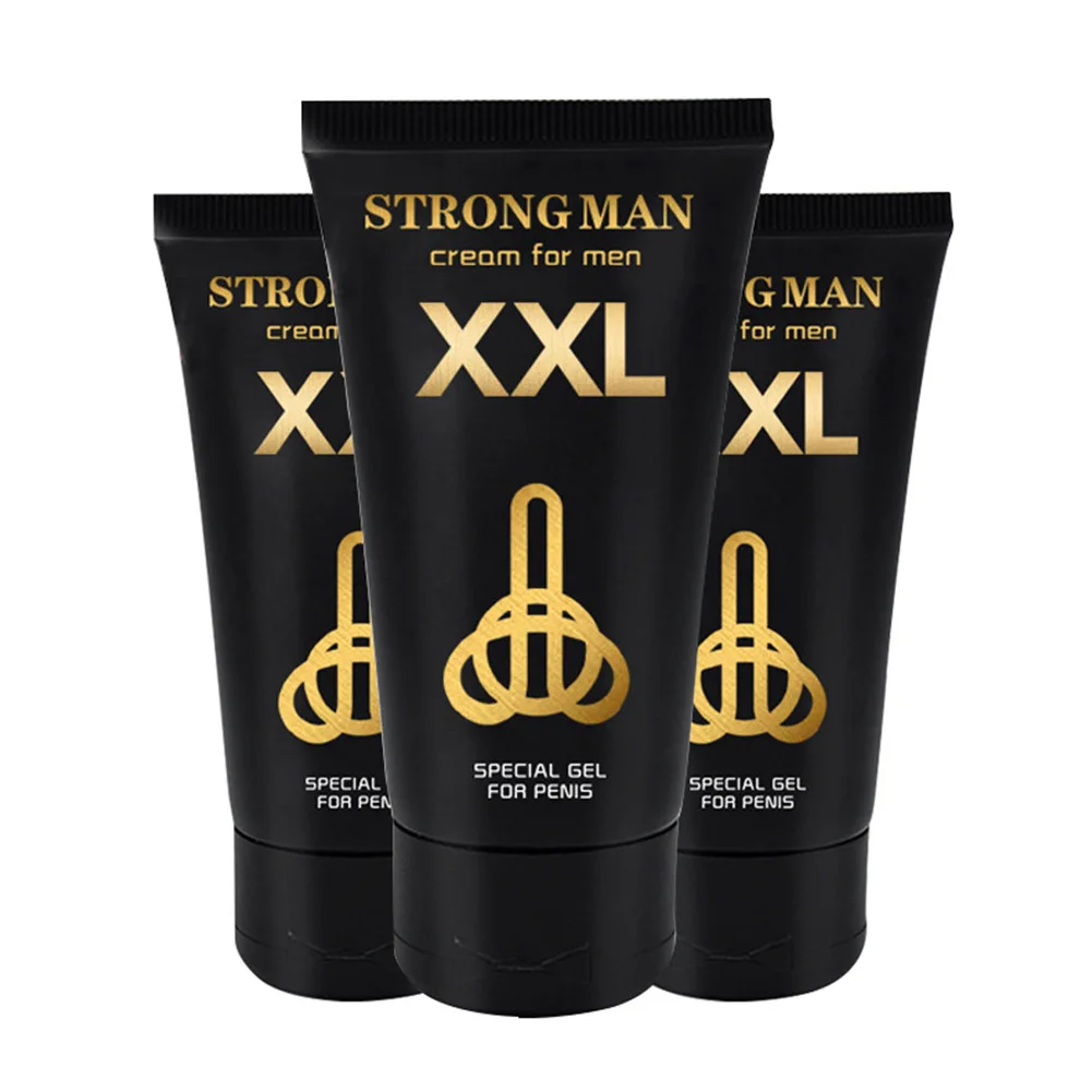 Strong Man Gold XXL Men's Massage Care Penis Moisturizing Ointment Boosting Essential Oil Cream Penis Enlargement Growth Big