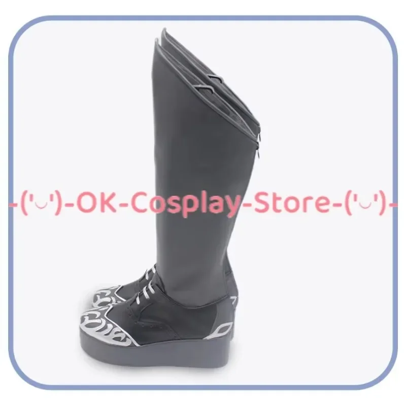 [カスタマイズ] アイデンティティ V ウー・チャン ブラックガード ファン ウー・ジウ コスプレ靴 ゲーム ロールプレイ コスチューム小道具 カーニバルパーティー PUレザーブーツ