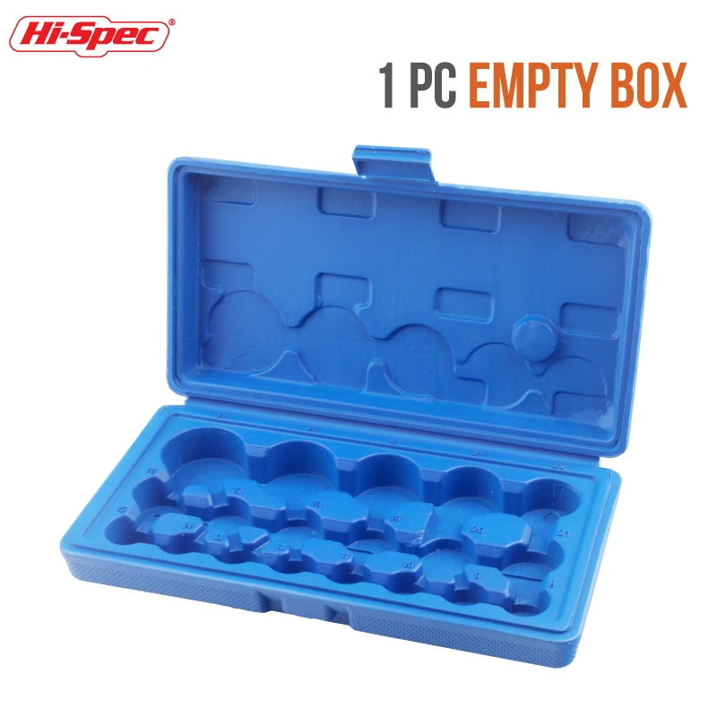 

Hi-Spec 1pc Portable Plastic Tool Box Case Multifunctional Organizers Boxes For M/T/H Type Socket Repair Tools,Only One Box