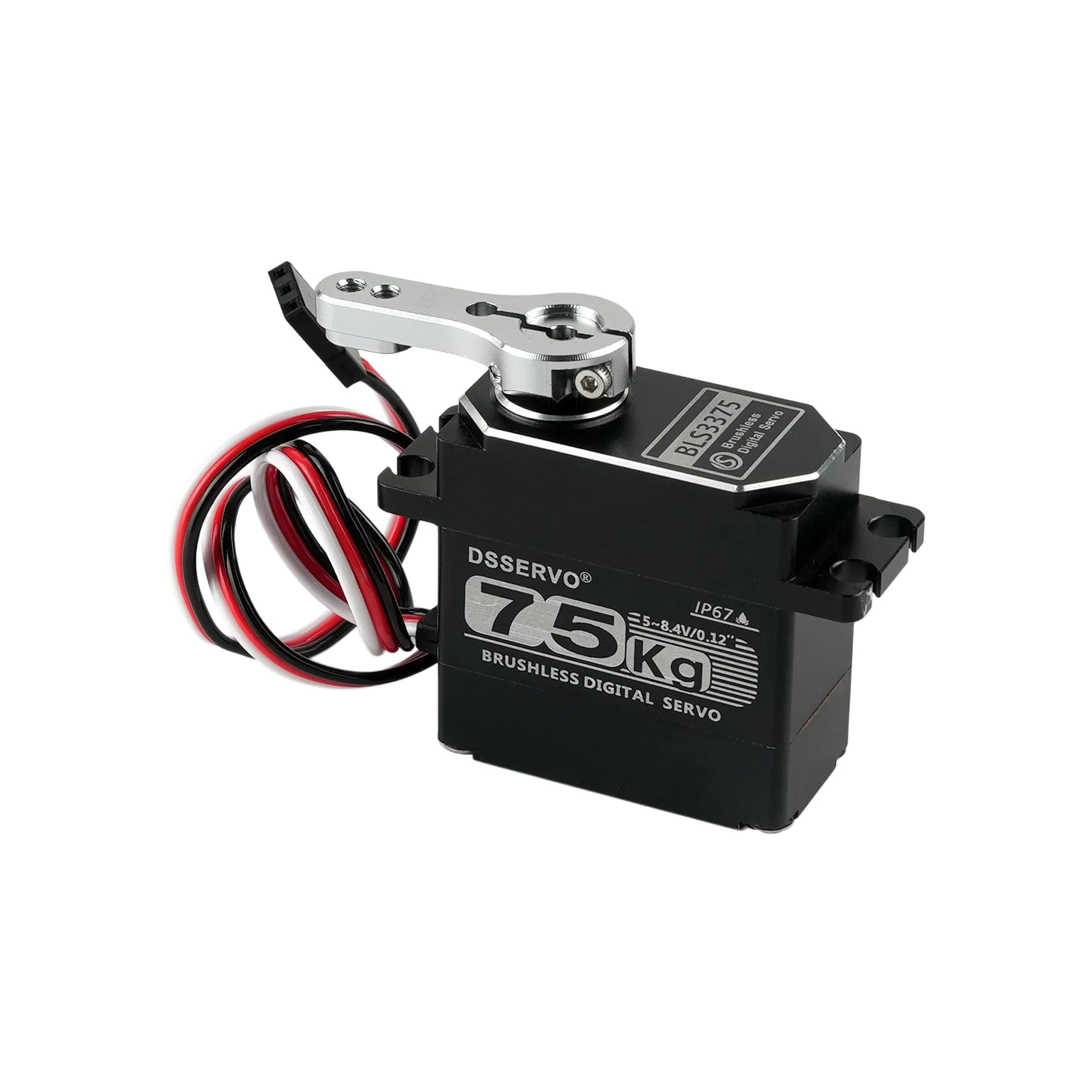 DSservo 75 キロ全金属デジタルサーボ Ds3375 180/270/360 度ブラシレスモーター Ip67 防水サーボ Rc ロボットカークローラー用