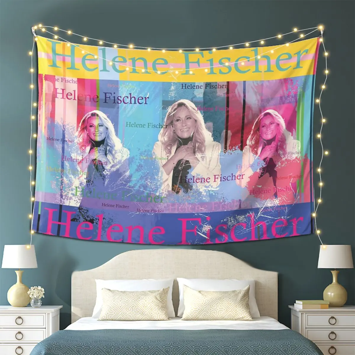 

Helene Fischer портретный гобелен настенный эстетический гобелен для украшения дома для комнаты в общежитии