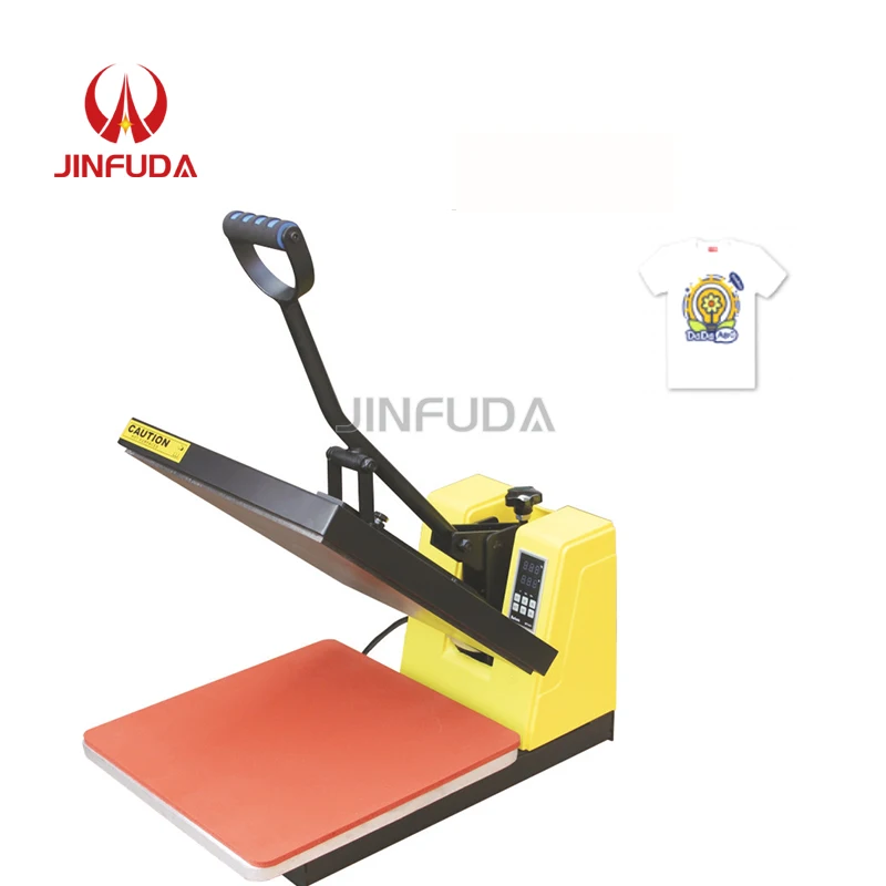 Flatbed Heat Press Machine Sublimation Digital Heat Silicone Pad T-shirt Printing Tee 15*15Shirt Heat Press Machine